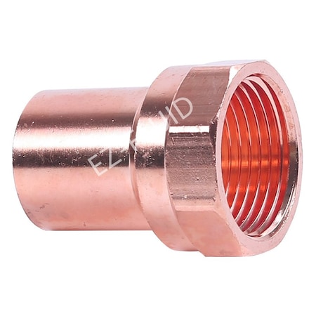 Ez-Fluid 2 FTG x FPT COPPER PRESS FEMALE STREET ADAPTER EZPA244
